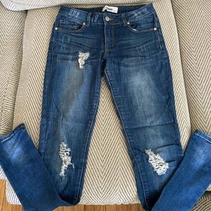 Women’s distressed jeans